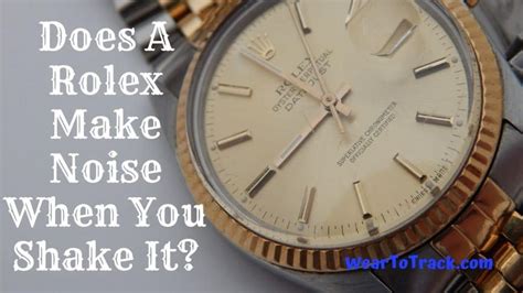 does rolex make ticking sound